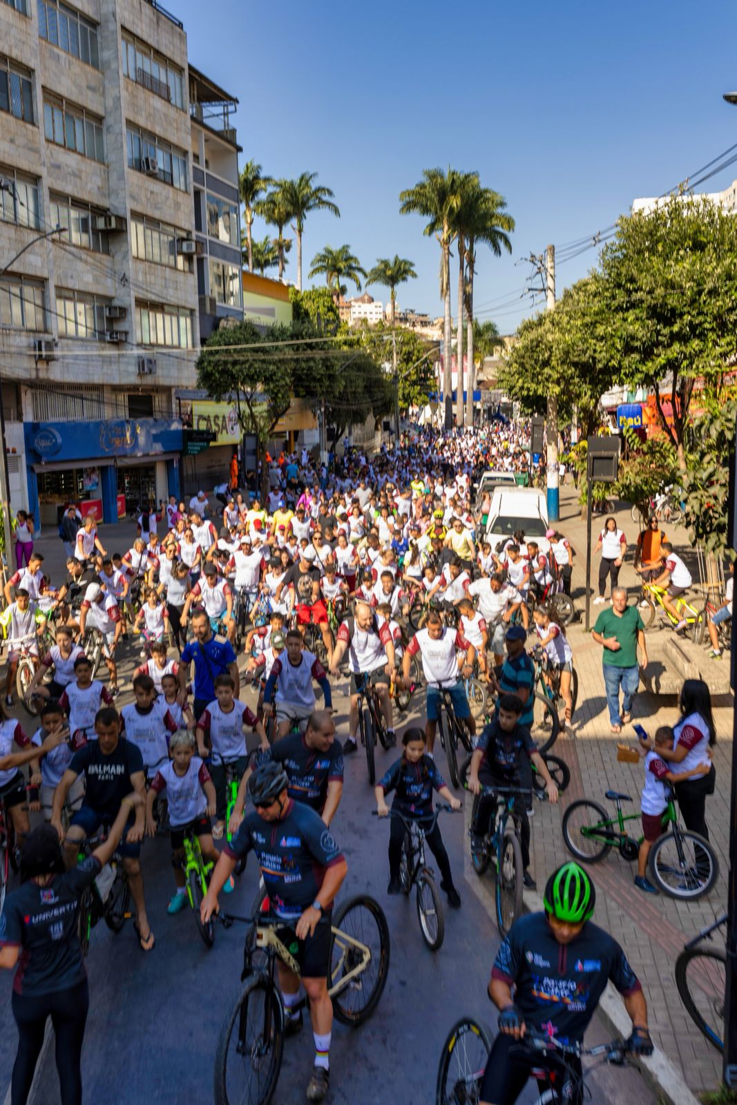 Trajeto do 23º Passeio Ciclístico em Manhuaçu